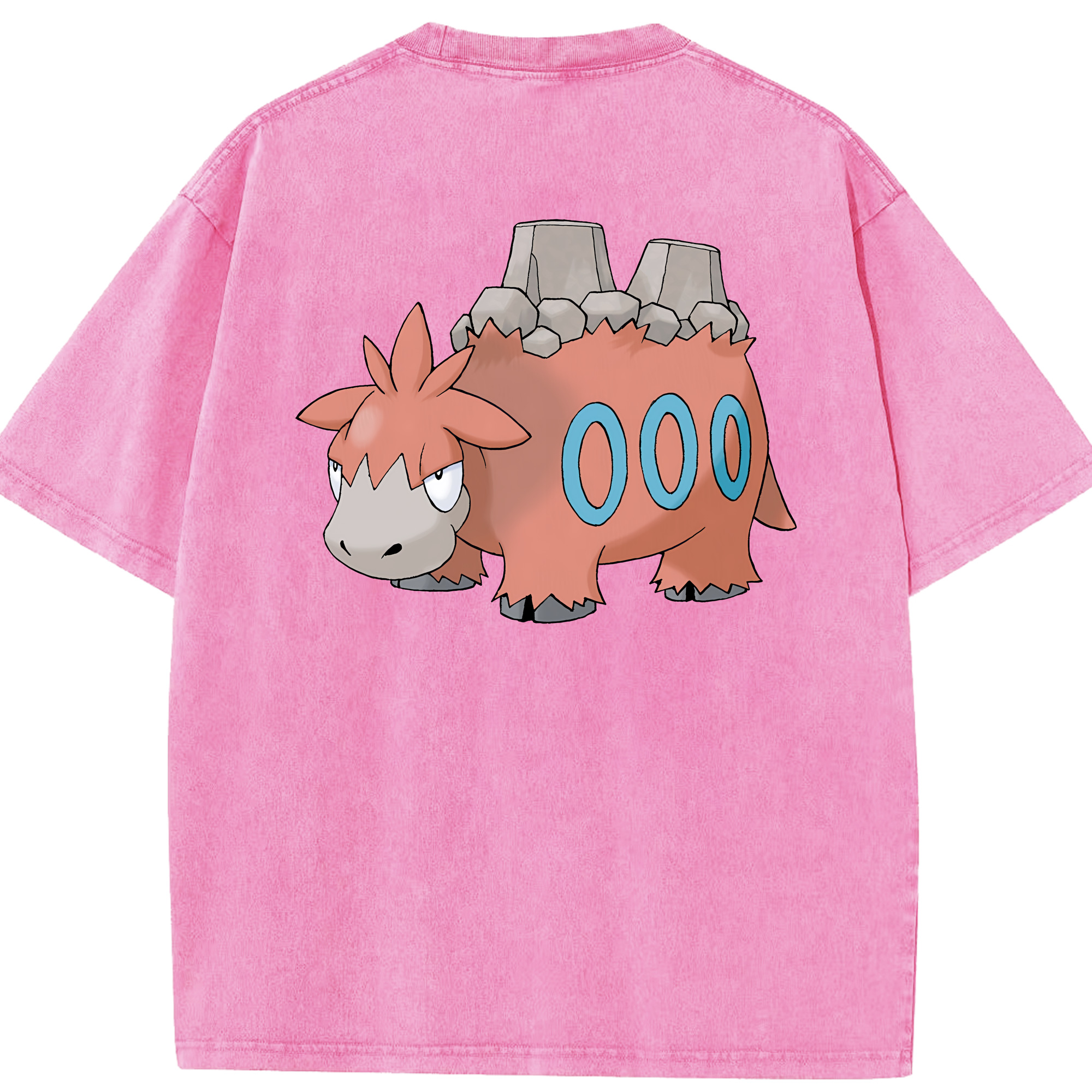 （画像用） ポケットモンスター Pokémon 綿100% ヴィンテージ風 半袖Tシャツ（背面プリント）